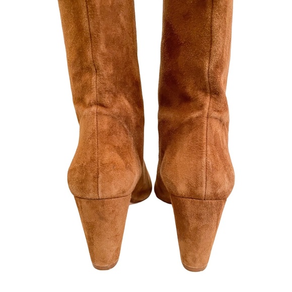 Zara Tan Heeled Ankle Boots – Size 40 - Picture 6 of 10